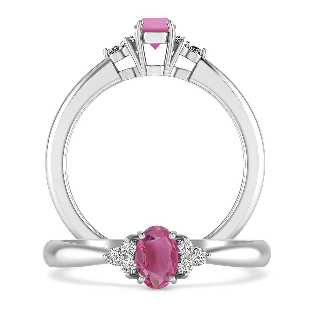 White Gold - Pink Tourmaline