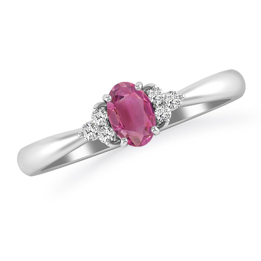 White Gold - Pink Tourmaline