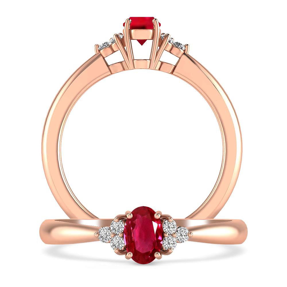 Rose Gold - Ruby