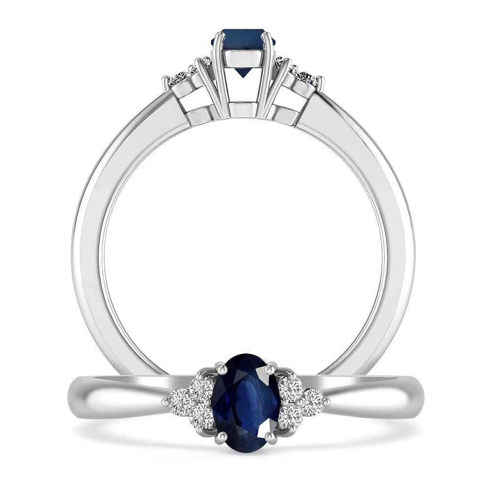 White Gold - Sapphire