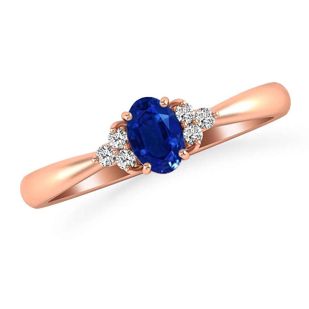 Rose Gold - Sapphire