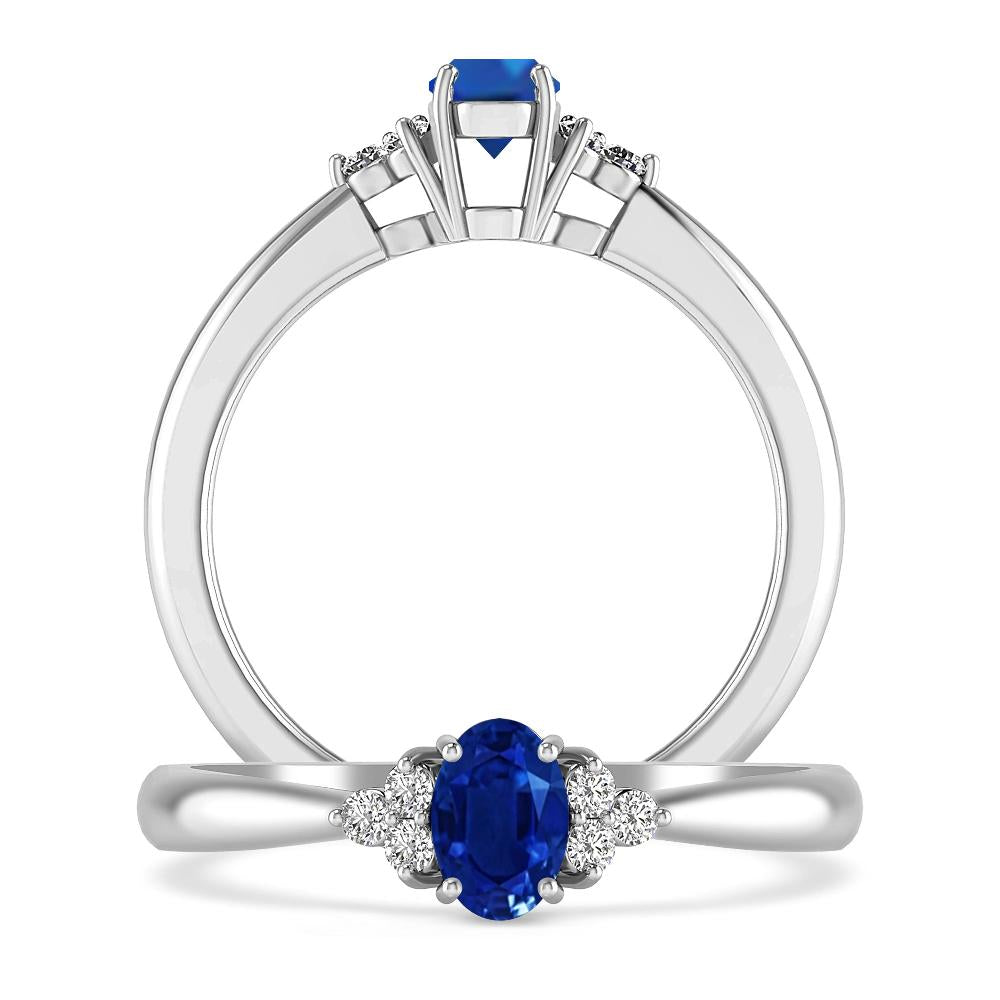 White Gold - Sapphire