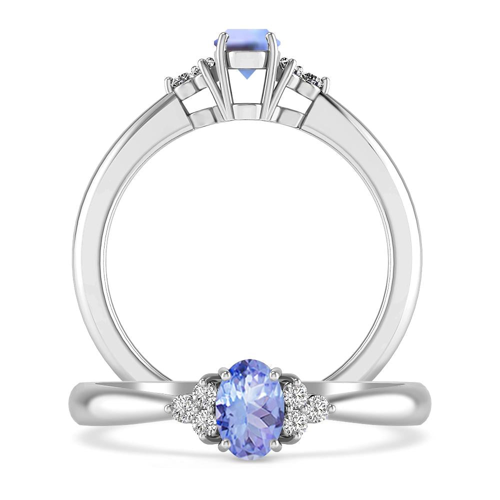 White Gold - Tanzanite