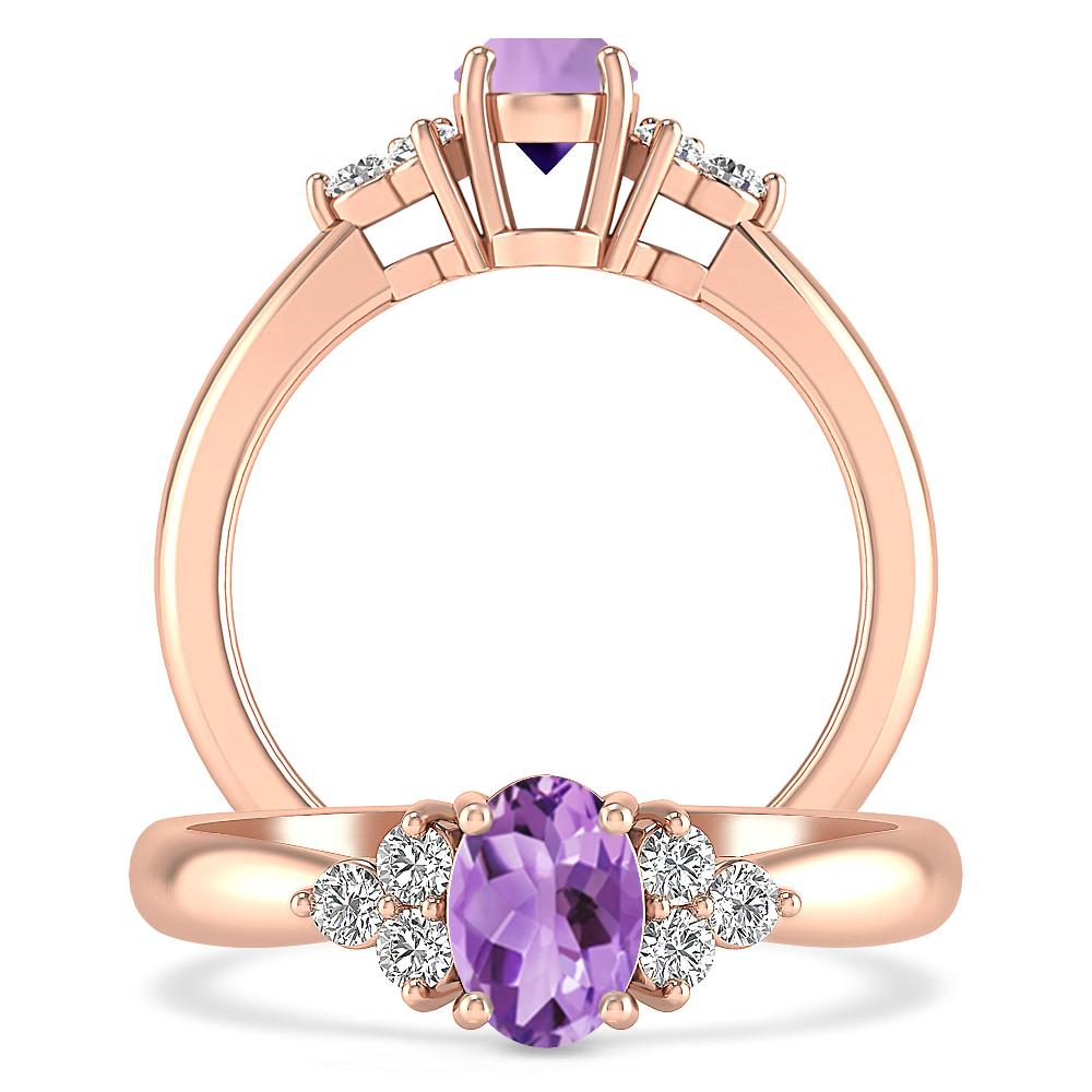 Rose Gold - Amethyst