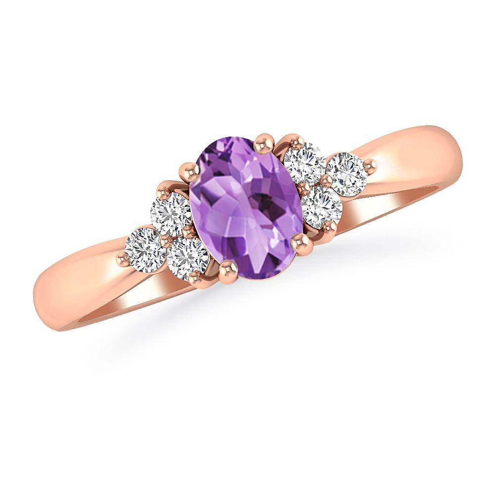 Rose Gold - Amethyst