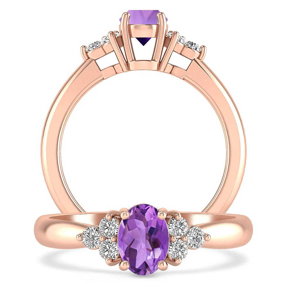 Rose Gold - Amethyst