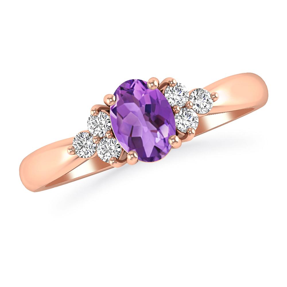 Rose Gold - Amethyst