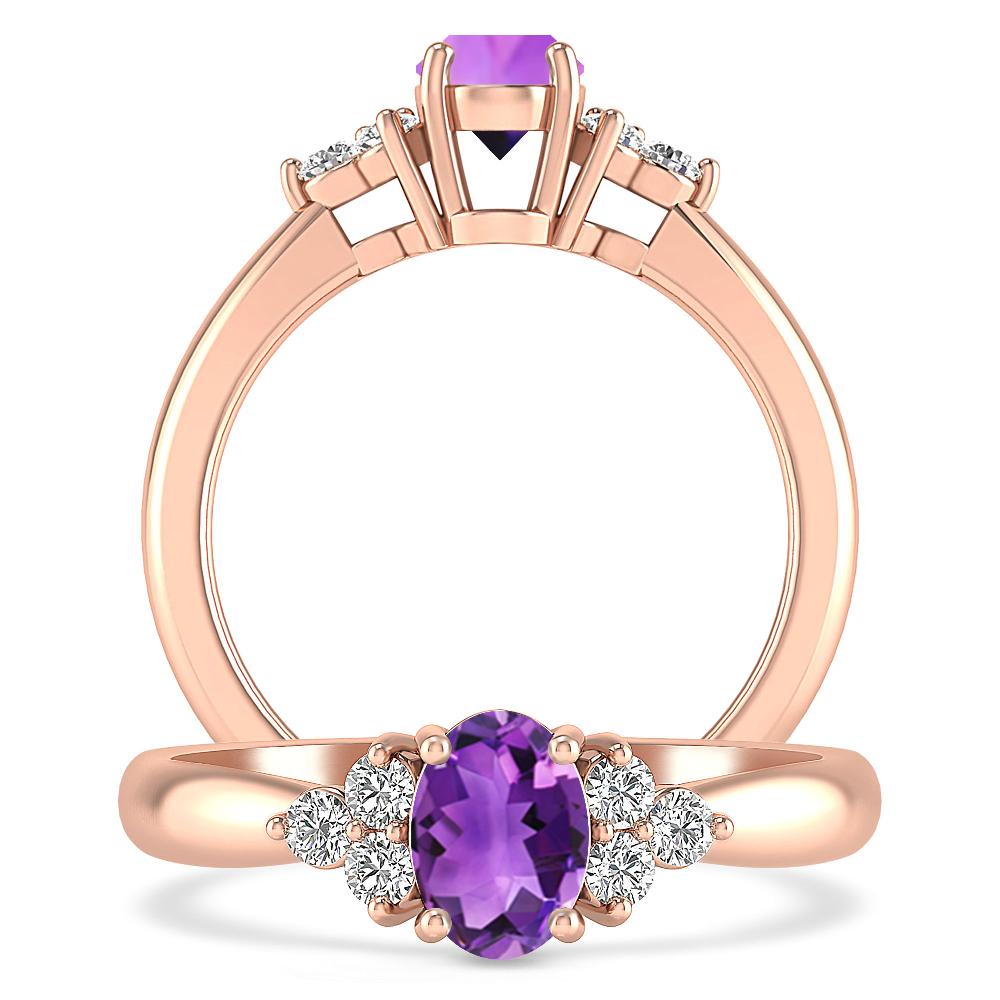 Rose Gold - Amethyst