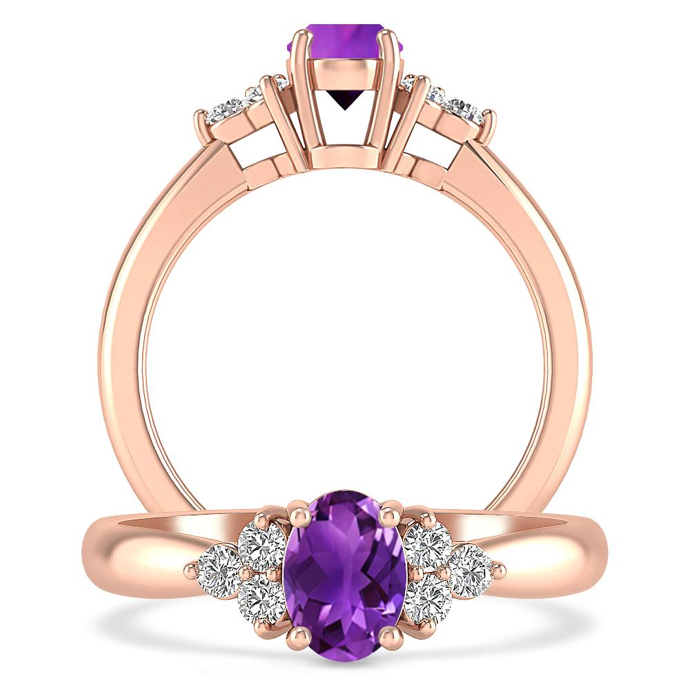 Rose Gold - Amethyst