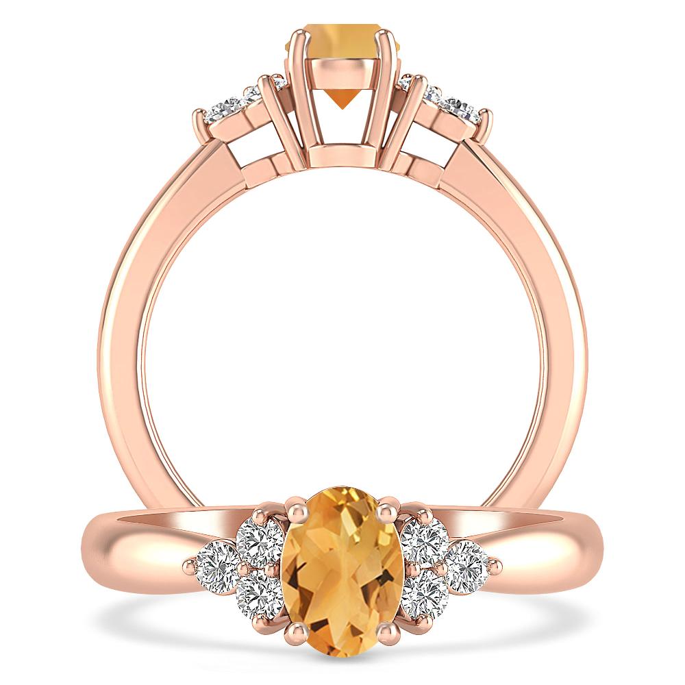 Rose Gold - Citrine