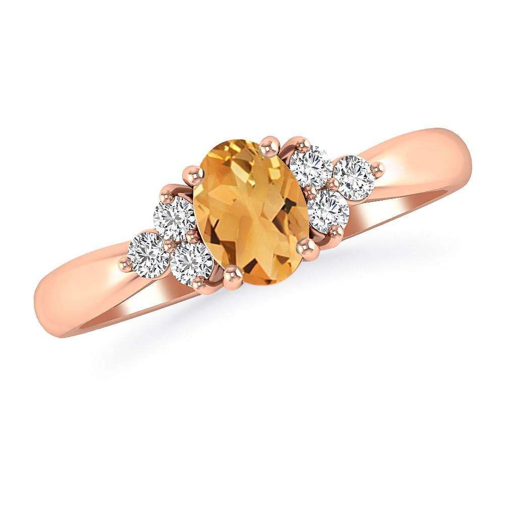 Rose Gold - Citrine