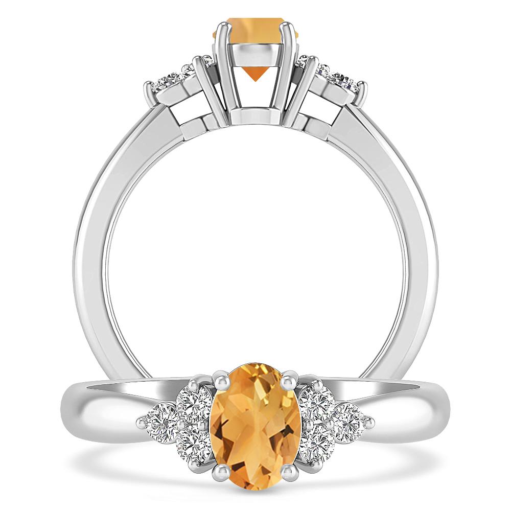 White Gold - Citrine