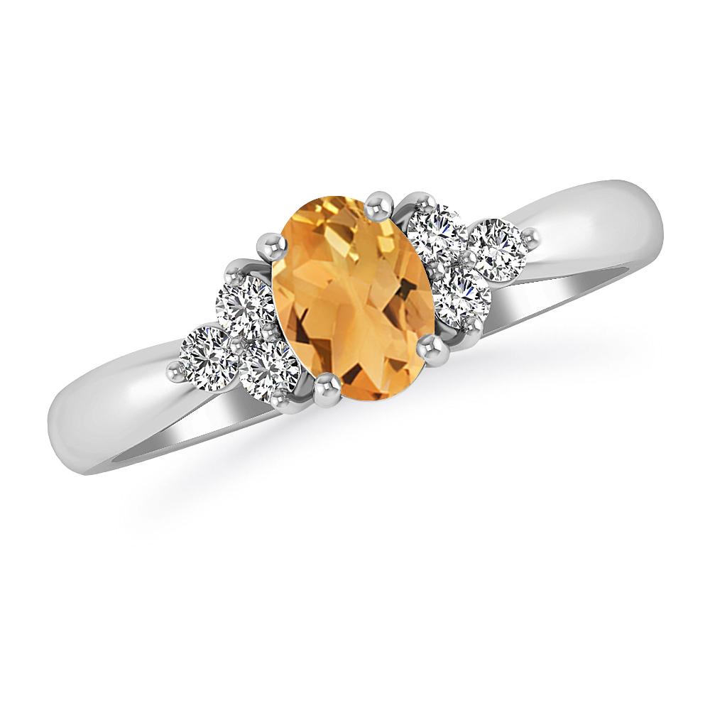 White Gold - Citrine