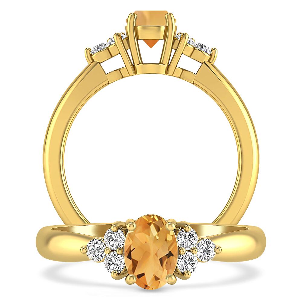 Yellow Gold - Citrine