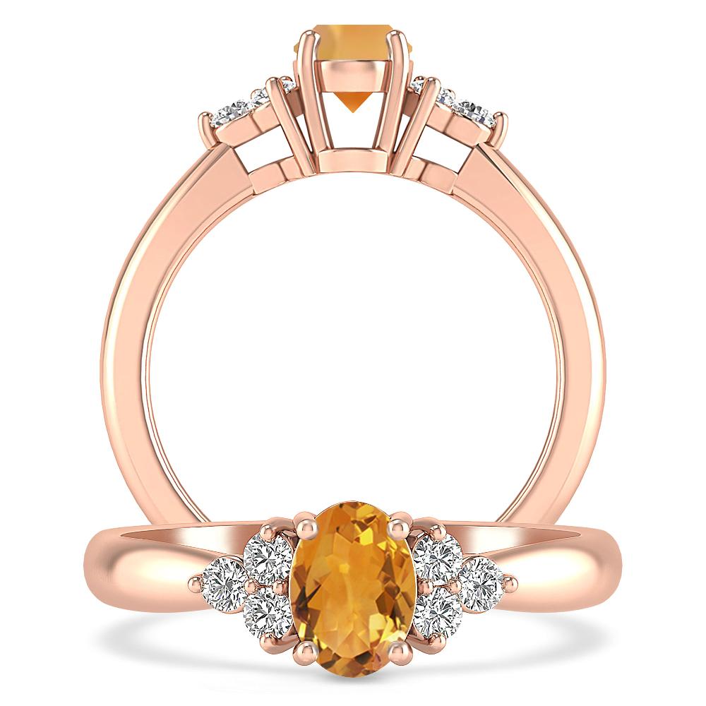 Rose Gold - Citrine