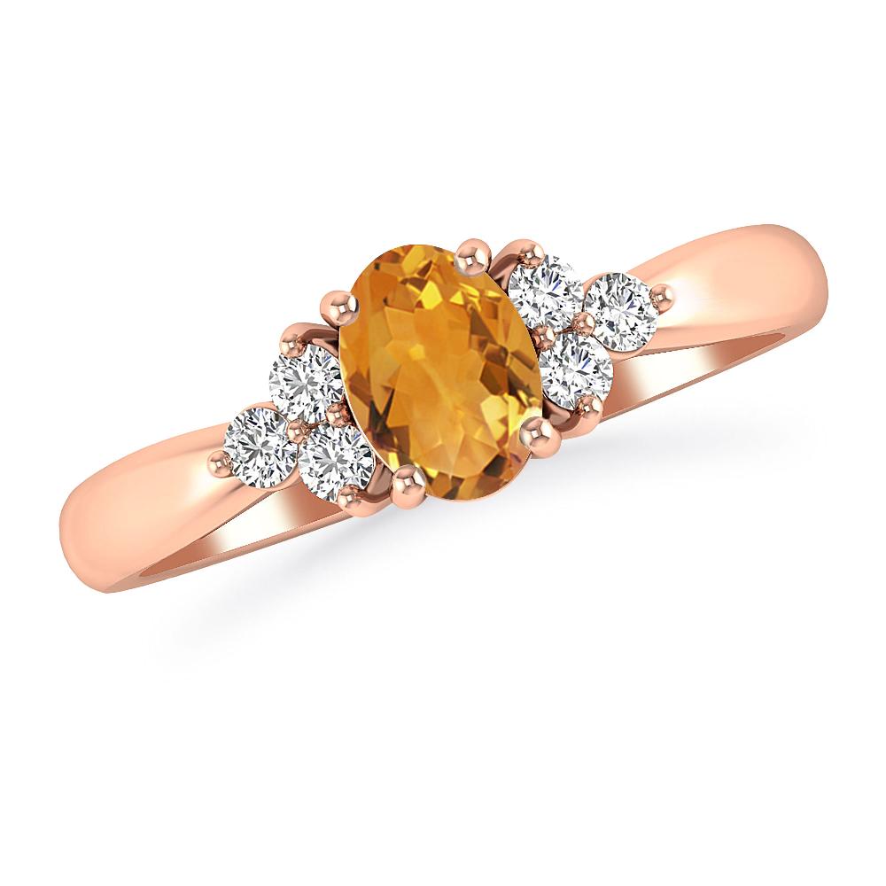 Rose Gold - Citrine