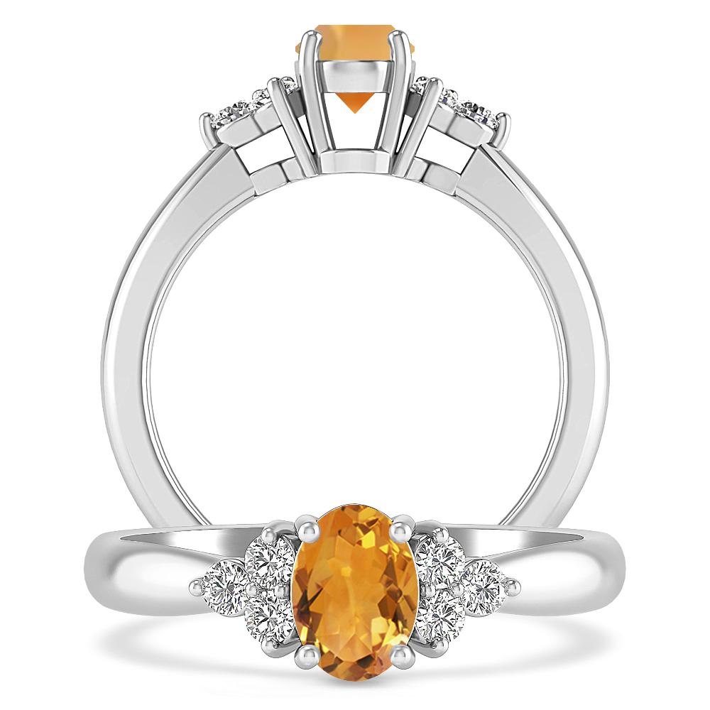 White Gold - Citrine