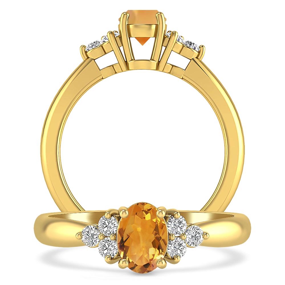 Yellow Gold - Citrine