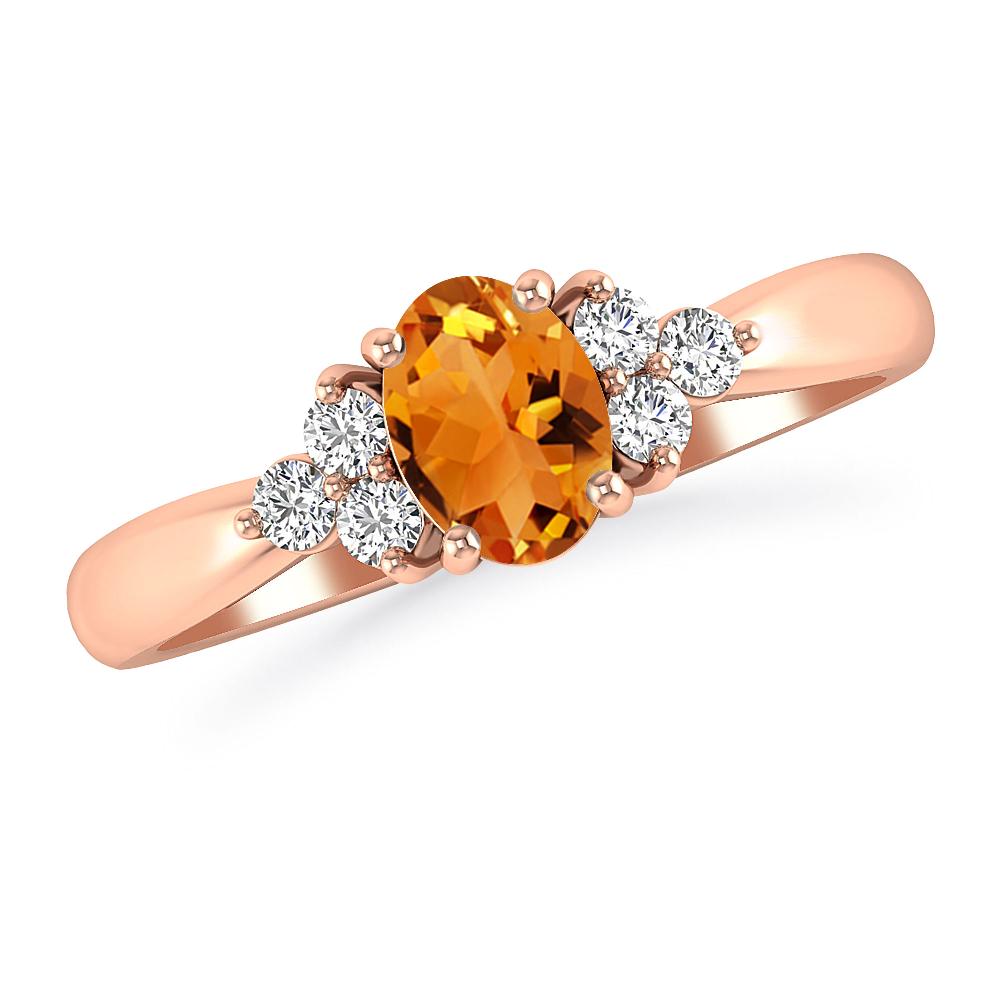 Rose Gold - Citrine