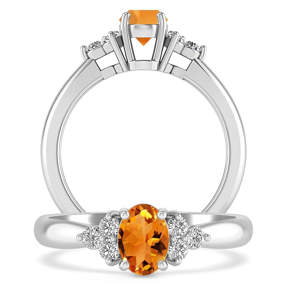 White Gold - Citrine