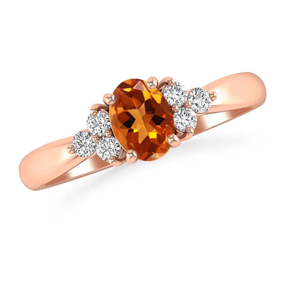 Rose Gold - Citrine