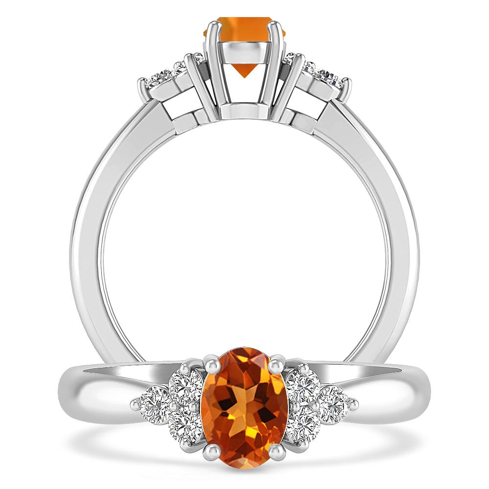 White Gold - Citrine