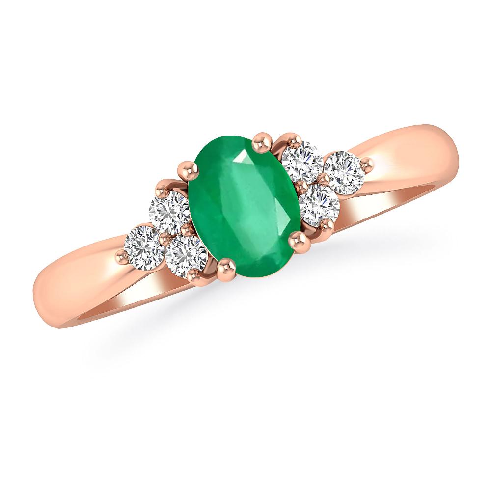 Rose Gold - Emerald