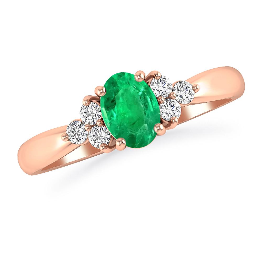 Rose Gold - Emerald