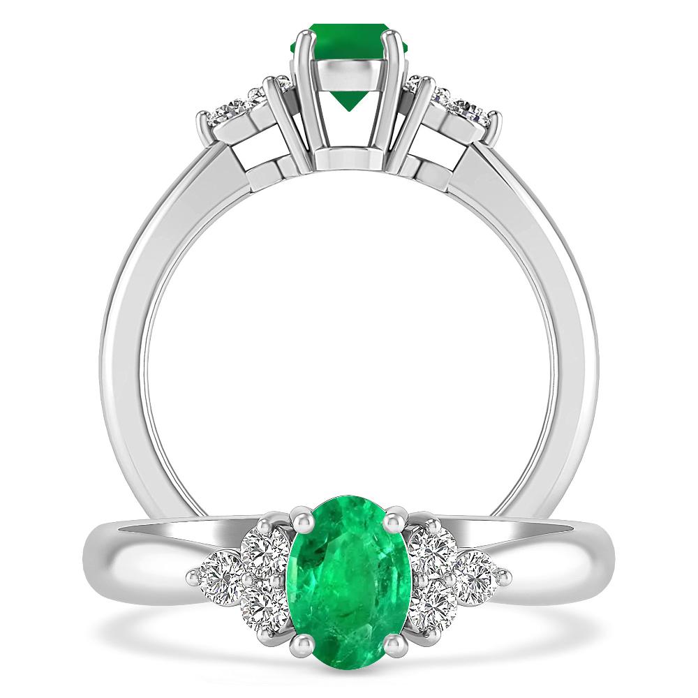 White Gold - Emerald