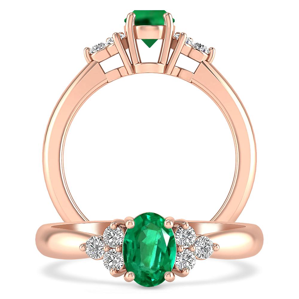 Rose Gold - Emerald