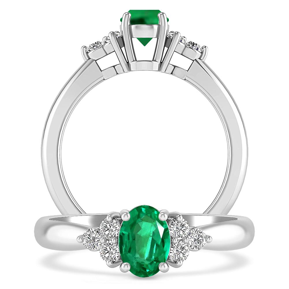 White Gold - Emerald