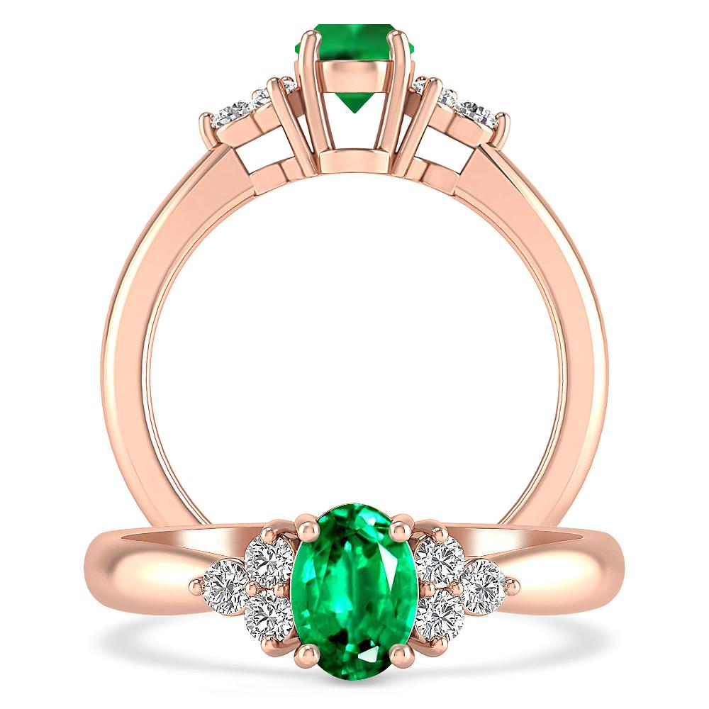 Rose Gold - Emerald