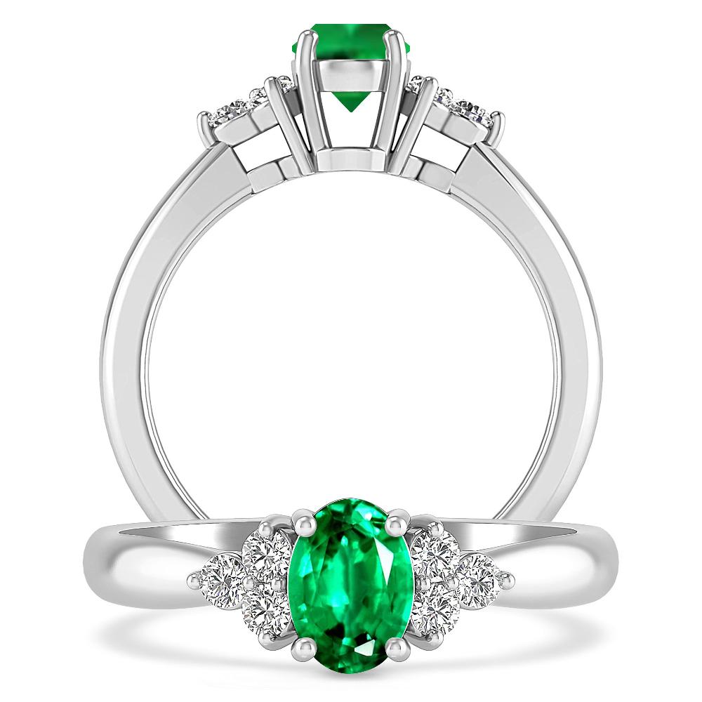 White Gold - Emerald