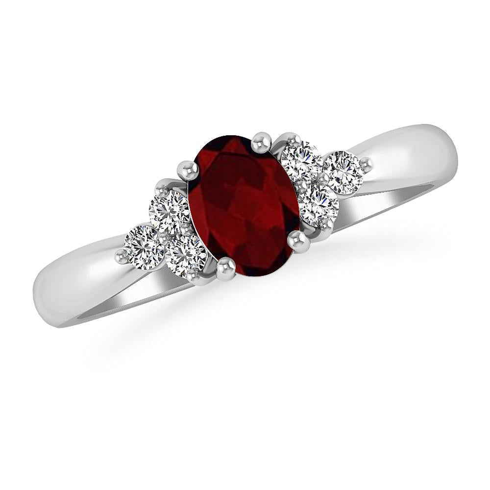 White Gold - Garnet