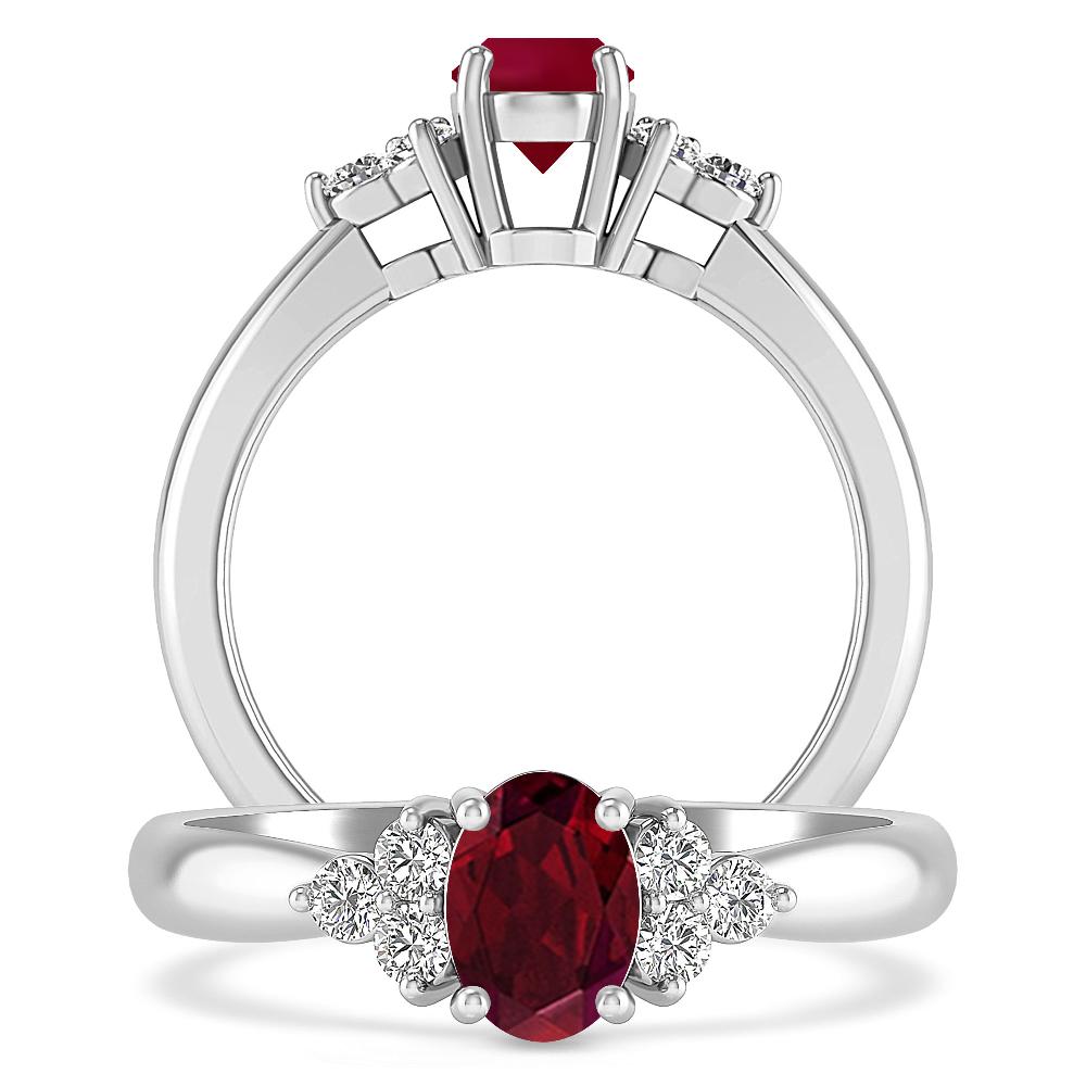 White Gold - Garnet