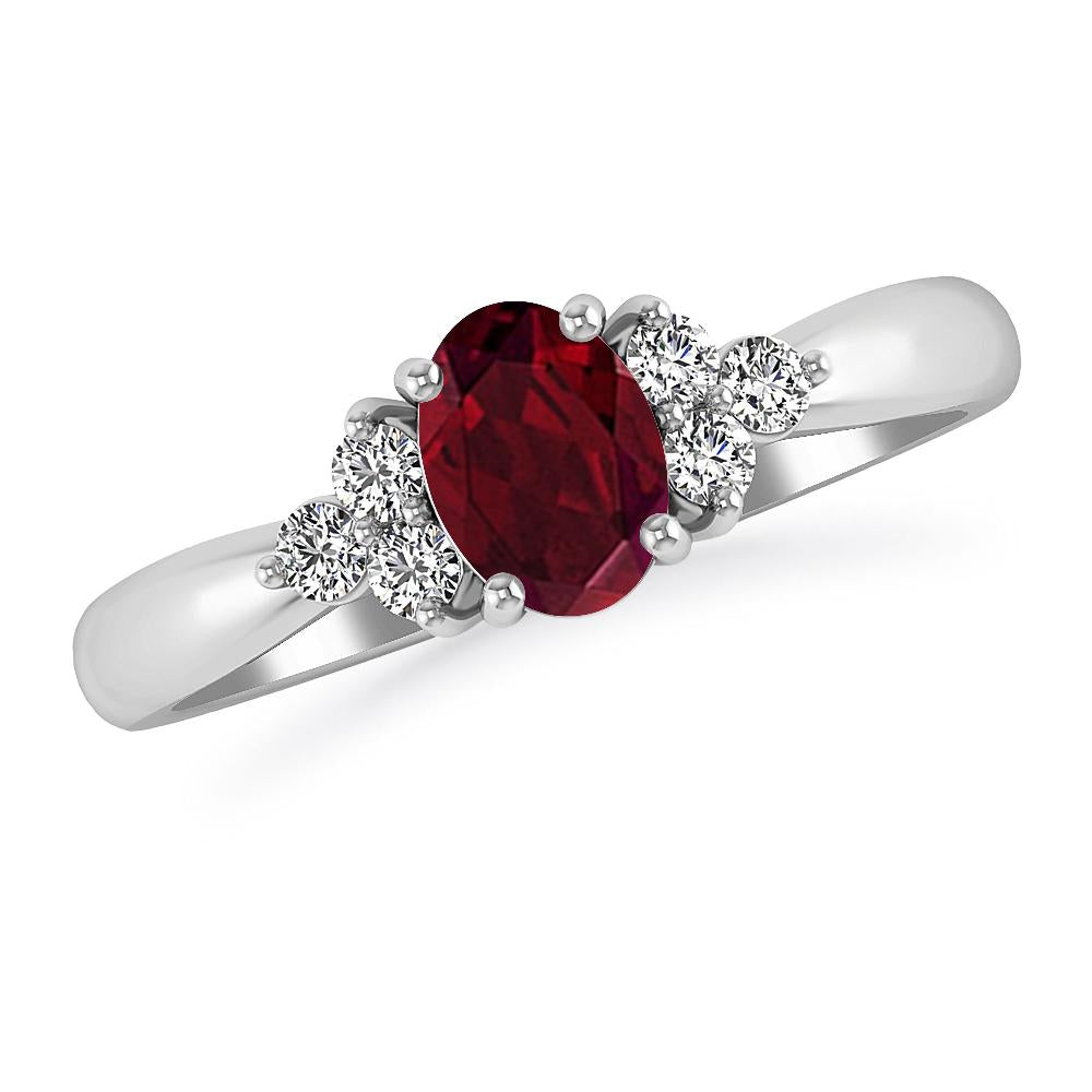 White Gold - Garnet