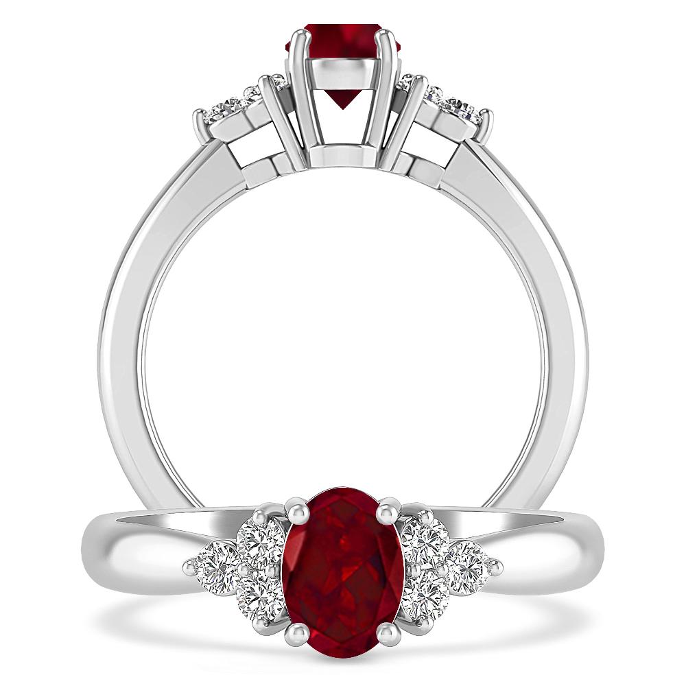 White Gold - Garnet