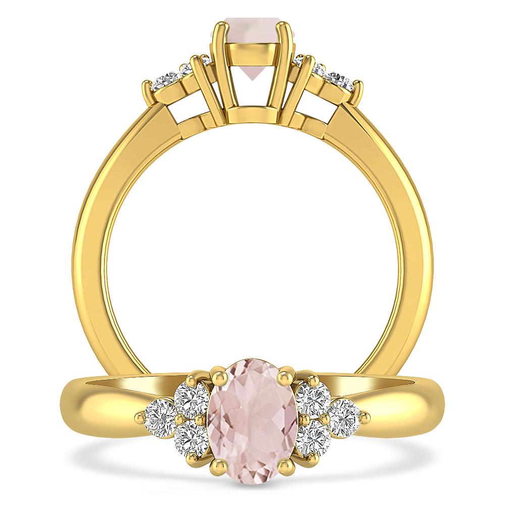 Yellow Gold - Morganite