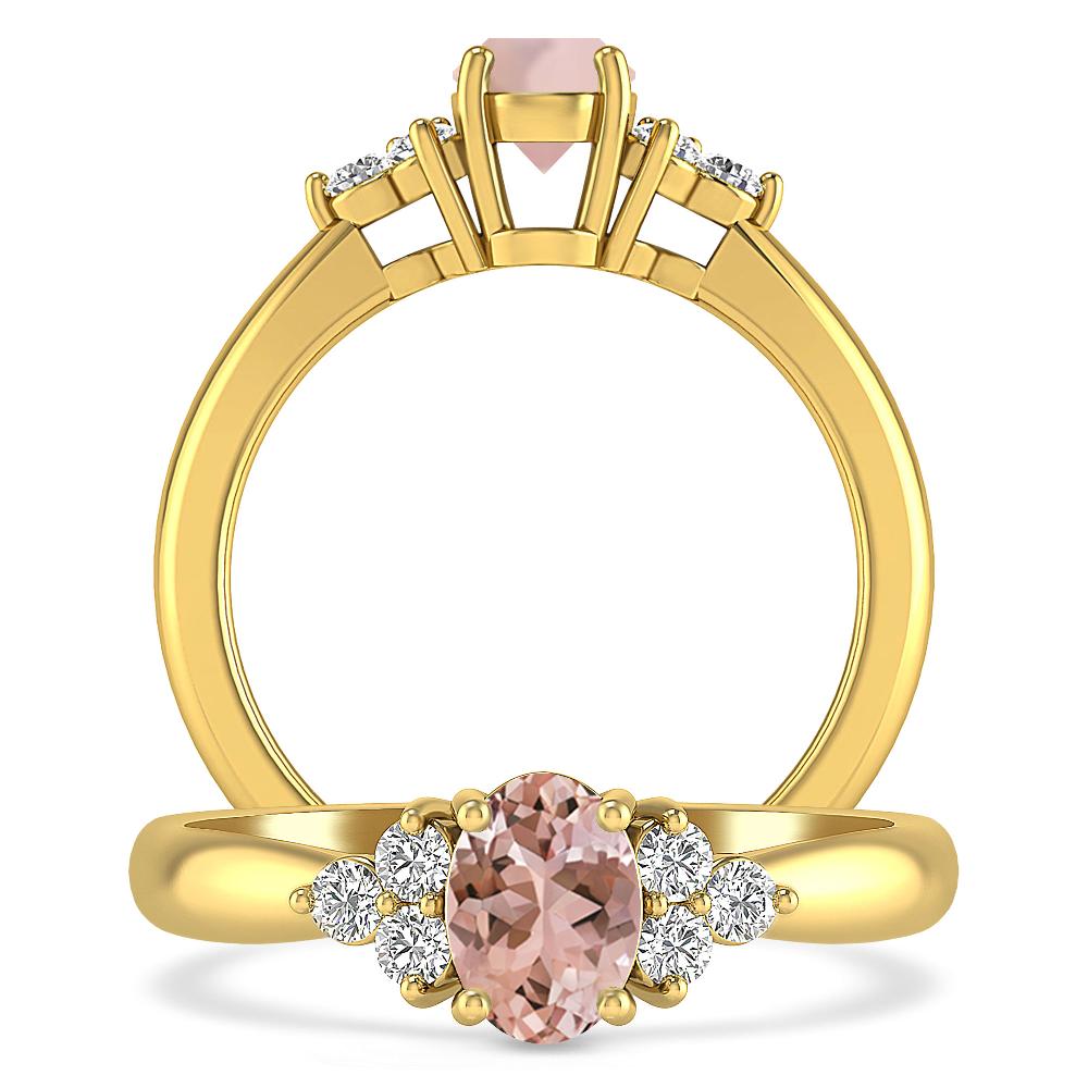 Yellow Gold - Morganite