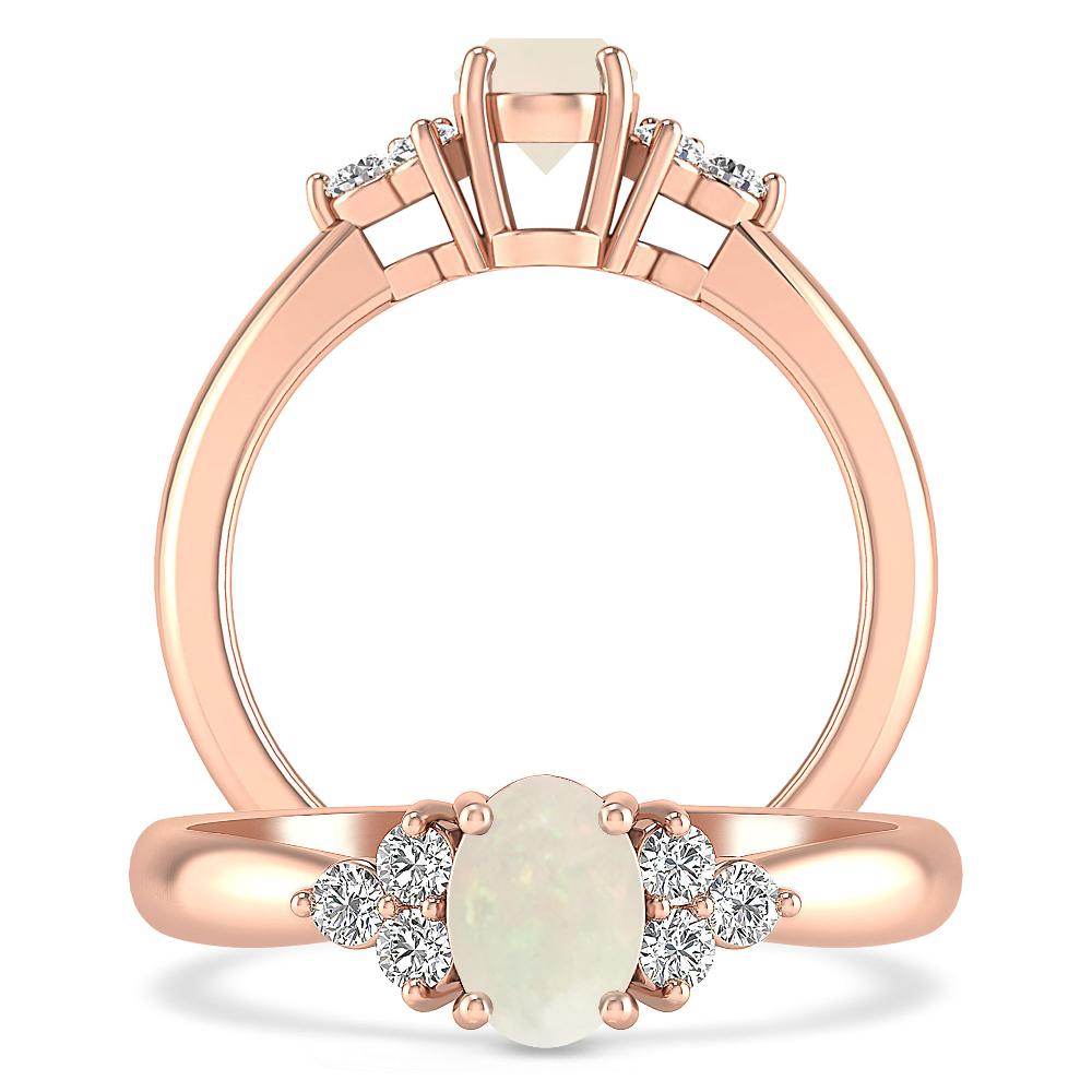 Rose Gold - Opal