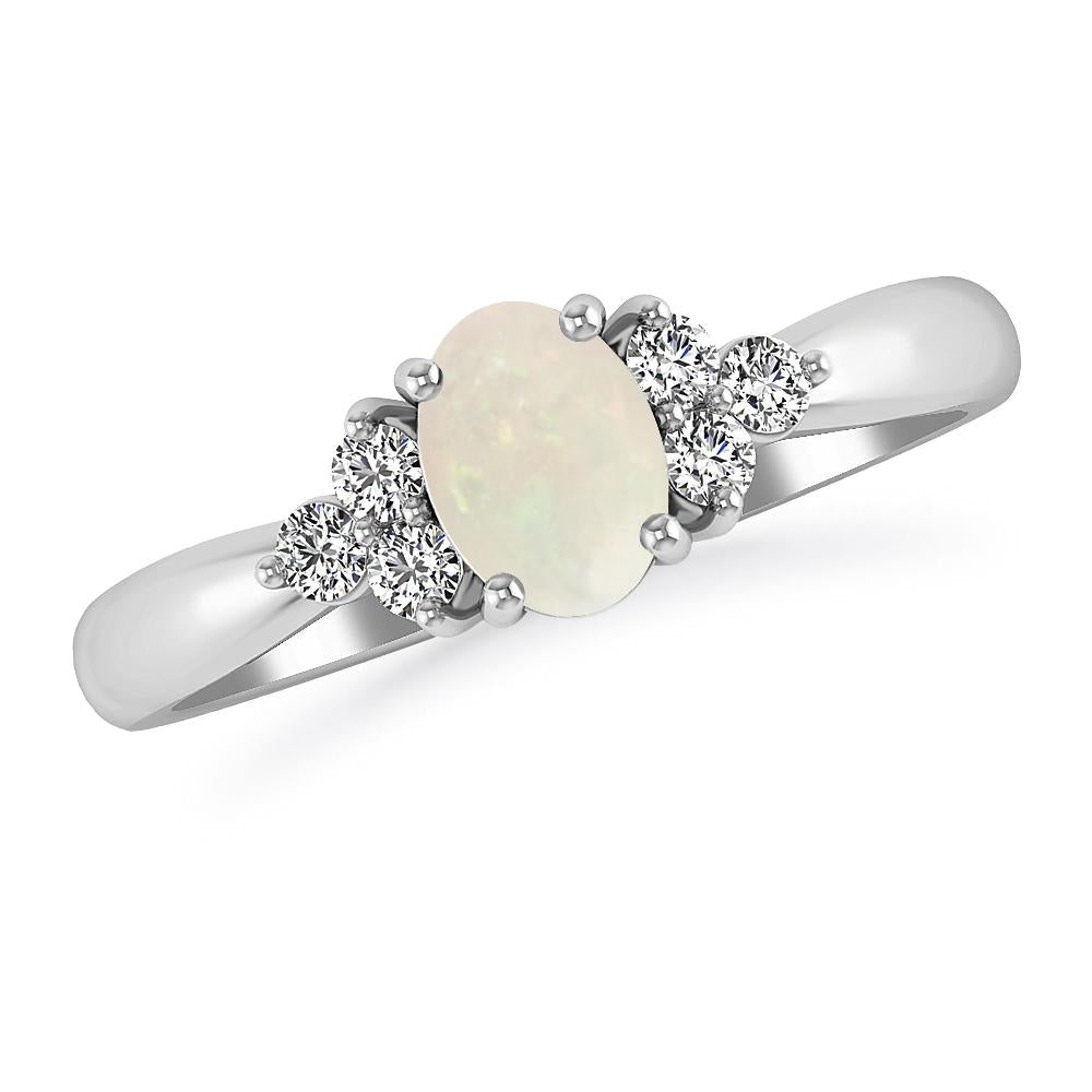 White Gold - Opal