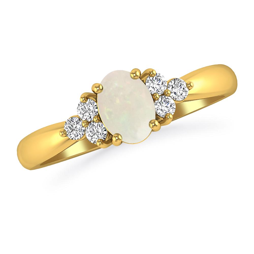 Yellow Gold - Opal