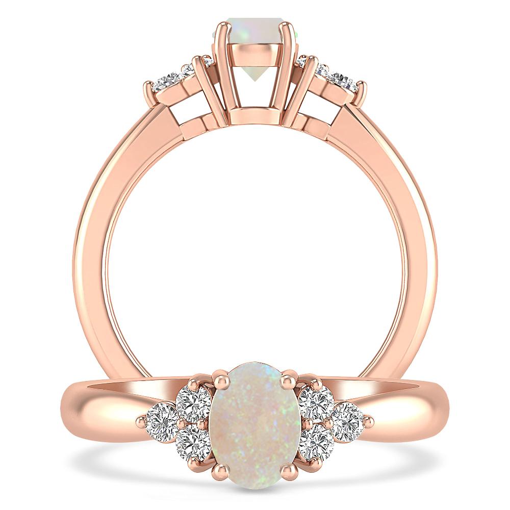 Rose Gold - Opal