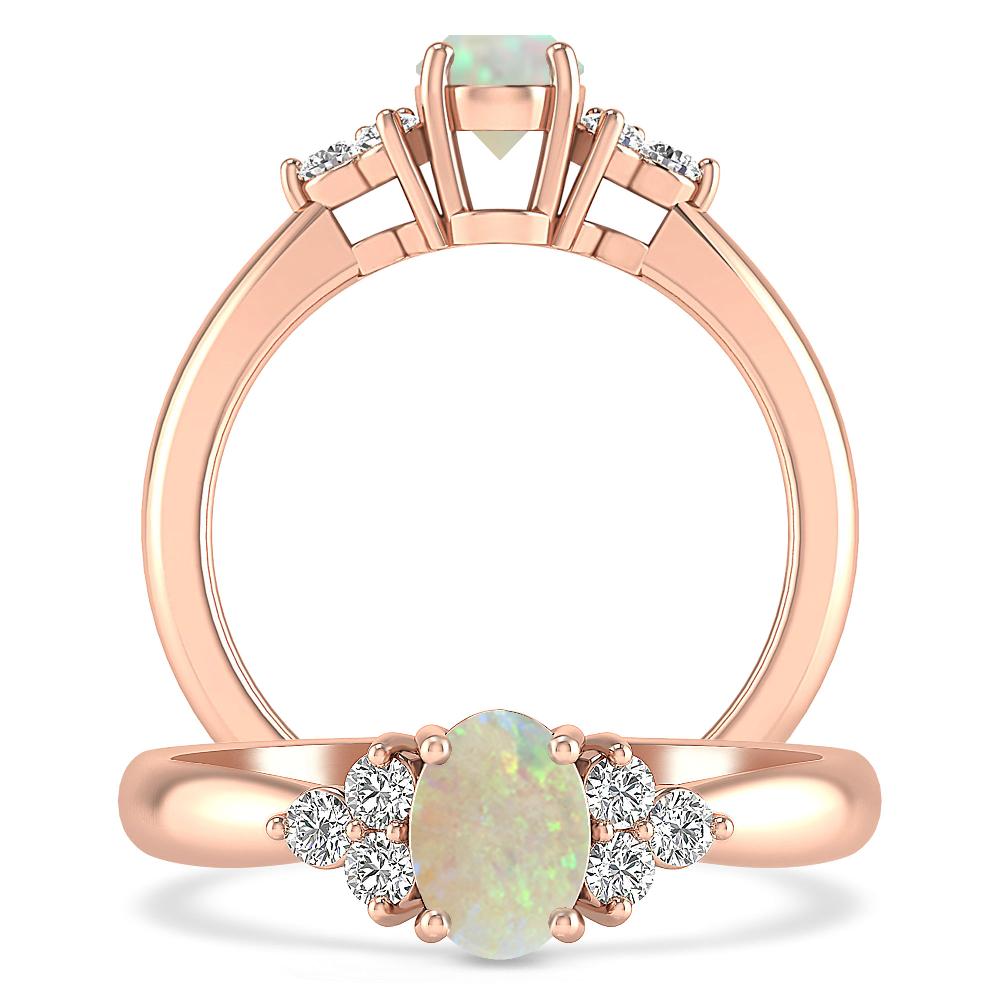 Rose Gold - Opal