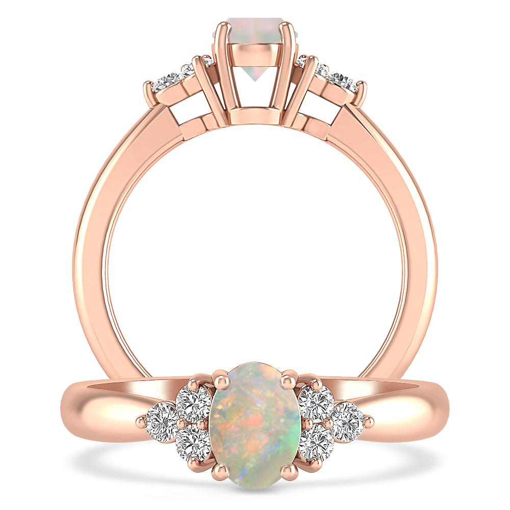 Rose Gold - Opal