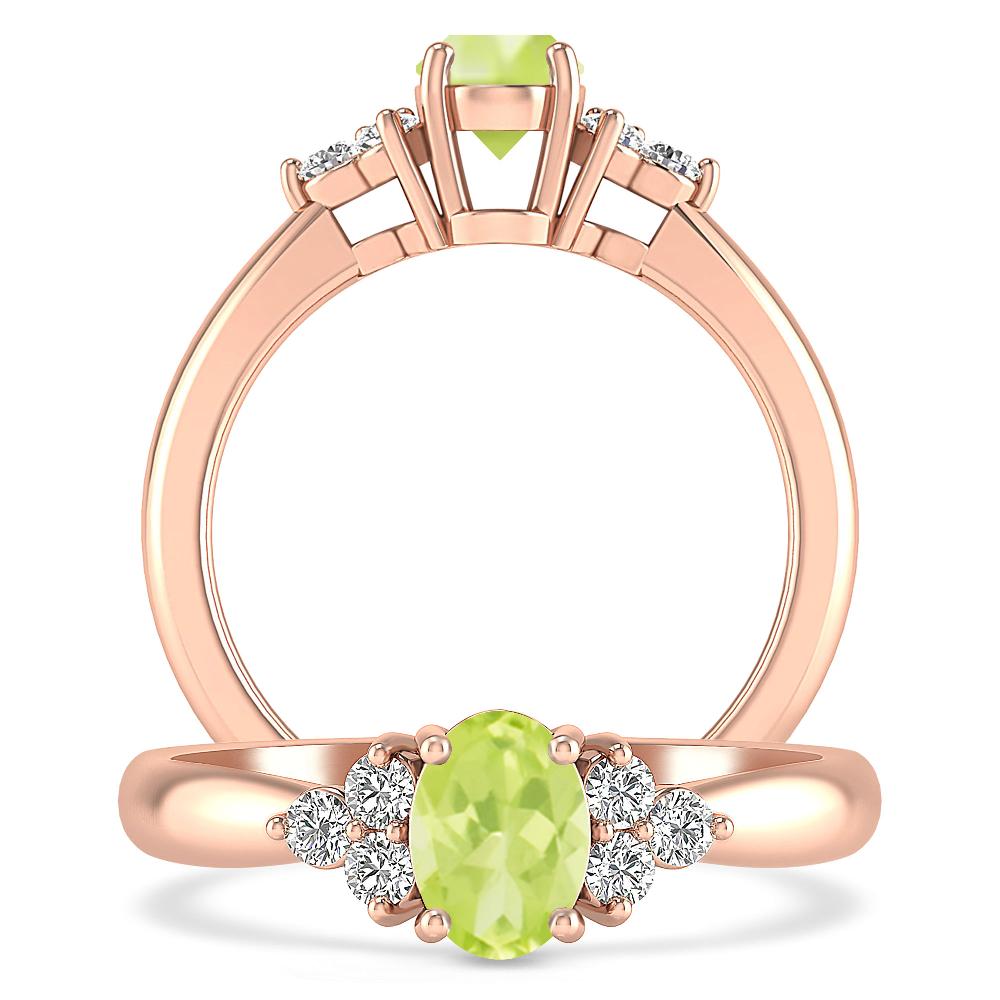 Rose Gold - Peridot