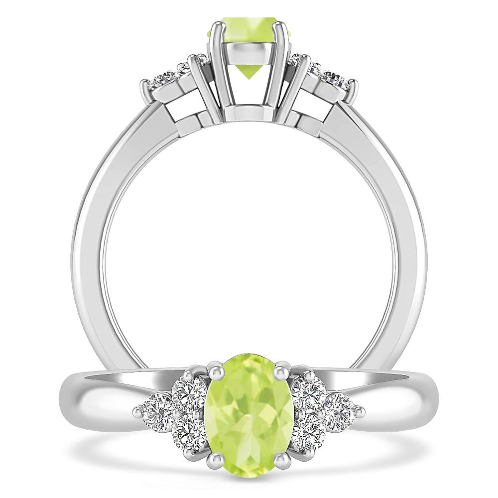 White Gold - Peridot