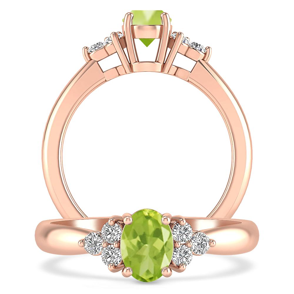 Rose Gold - Peridot