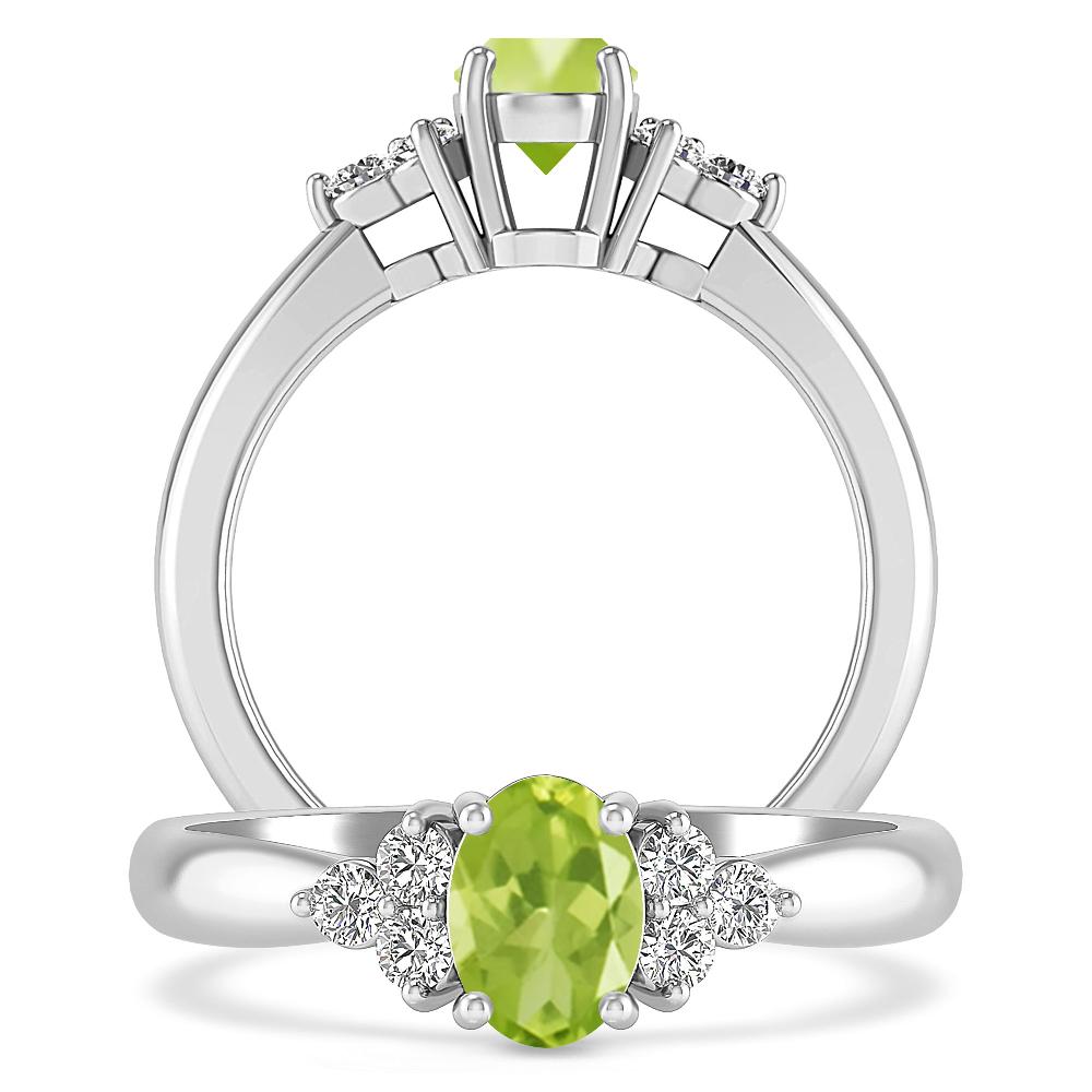 White Gold - Peridot