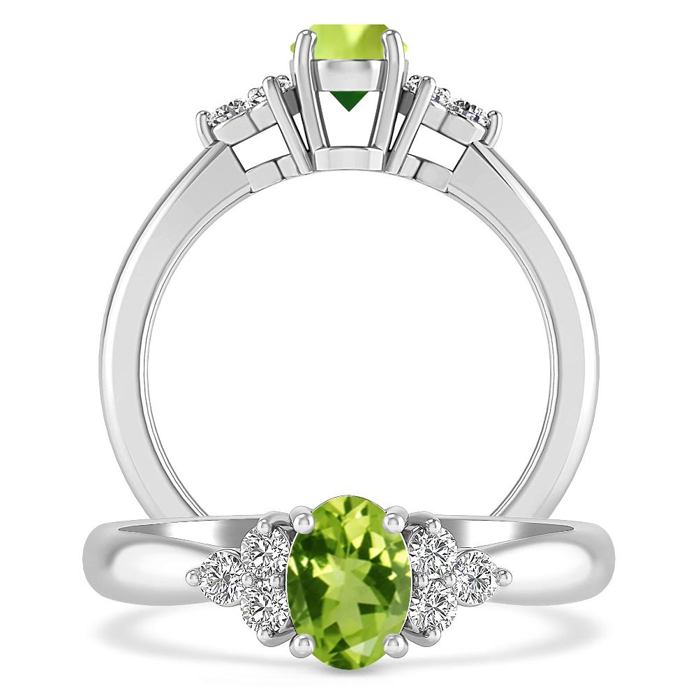 White Gold - Peridot